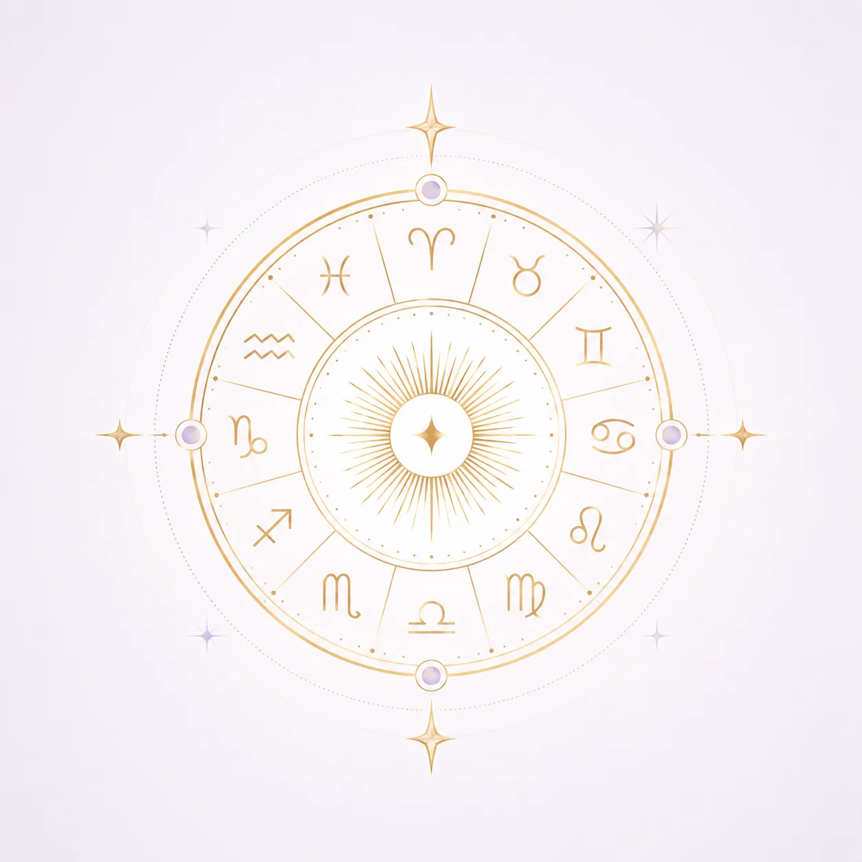 Illustration symbolique d'astrologie pour la guidance MyGuidancia