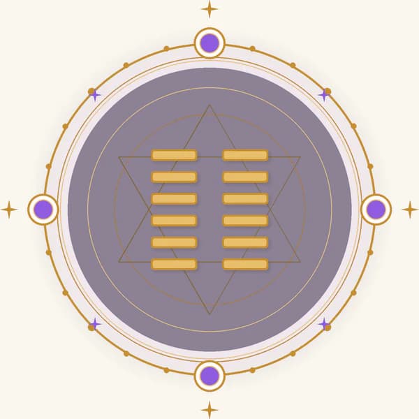 I Ching hexagram 2 — The Receptive