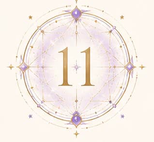 Symbolic numerology illustration for number 11
