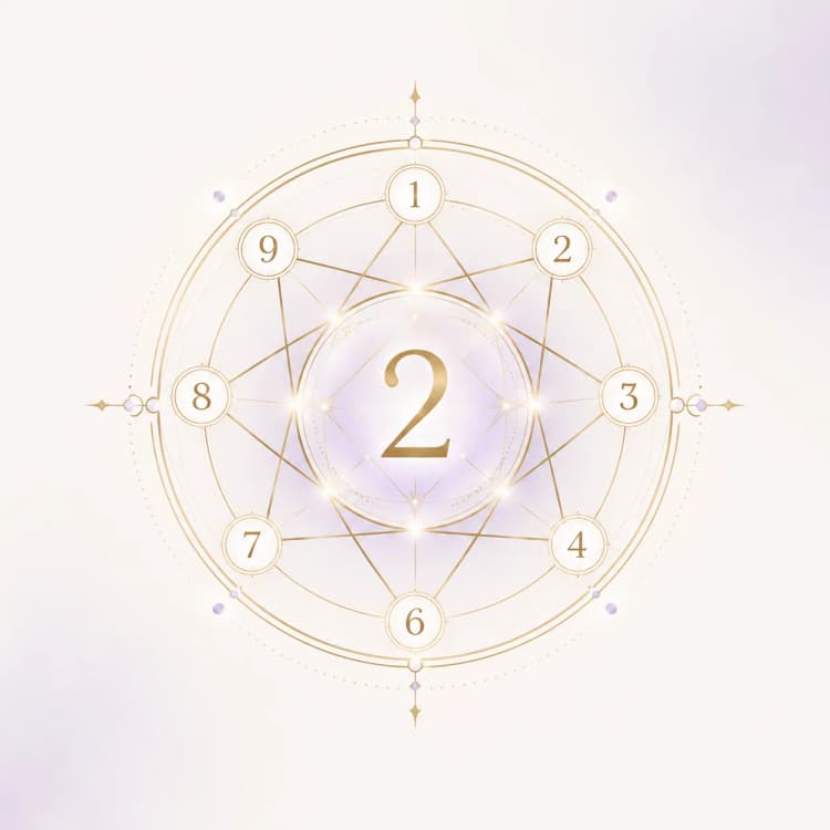 Illustration symbolique de numérologie pour la guidance MyGuidancia